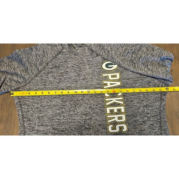 Women's Green Bay Packers NFL Football Full Zip Hoodie XXL NFL Team Gray - Picture 4 of 7